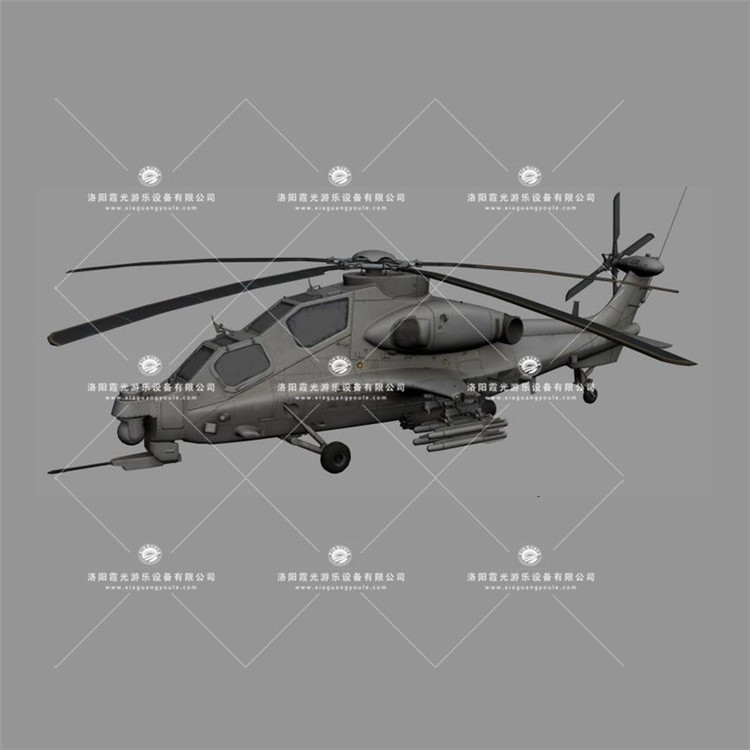 头屯河武装直升机3D模型